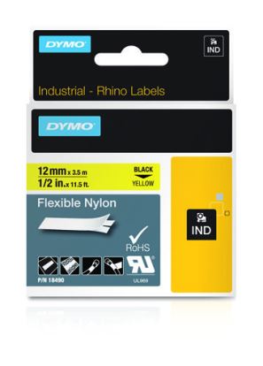 DYMO 18490 label-making tape Black on yellow1