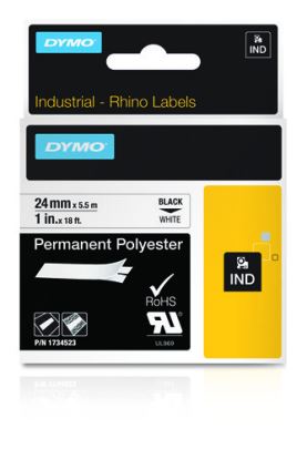 DYMO 1734523 label-making tape Black on white1