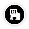 DYMO D1 Standard - Black on Blue - 12mm label-making tape5