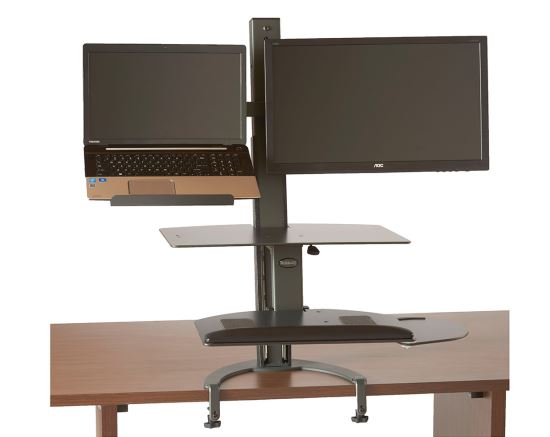HealthPostures 6361 desktop sit-stand workplace1