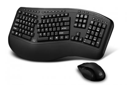 Adesso Tru-Form 1500 keyboard RF Wireless QWERTY English Black1