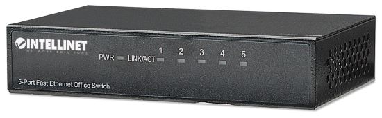 Intellinet 5-Port Fast Ethernet Office Switch Fast Ethernet (10/100) Black1