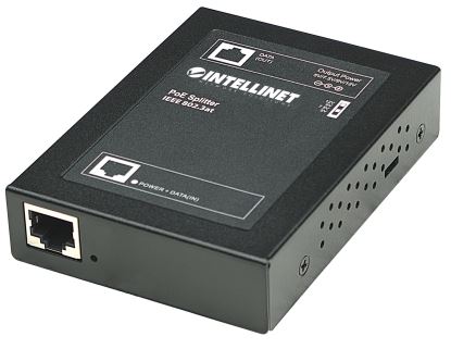 Intellinet 560443 network splitter Black Power over Ethernet (PoE)1