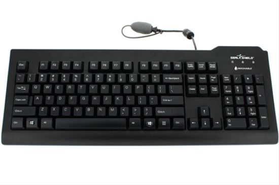 Seal Shield SSKSV208UK keyboard USB QWERTY UK English Black1