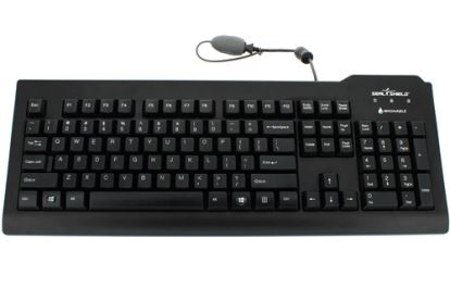 Seal Shield SSKSV208DK keyboard USB QWERTY Danish Black1