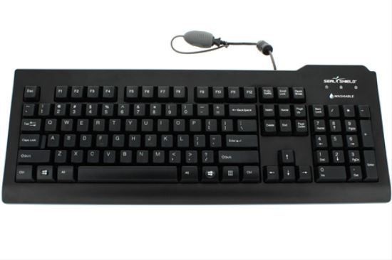 Seal Shield SSKSV208FR keyboard USB AZERTY French Black1