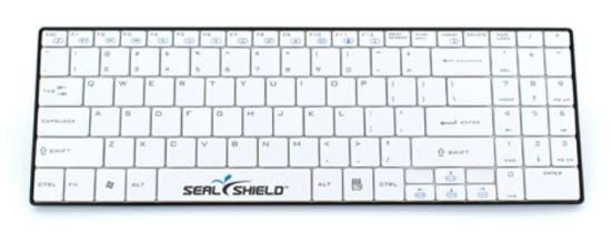 Seal Shield SSKSV099 keyboard USB QWERTY UK English White1