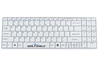 Seal Shield Cleanwipe keyboard RF Wireless QWERTY US English White1