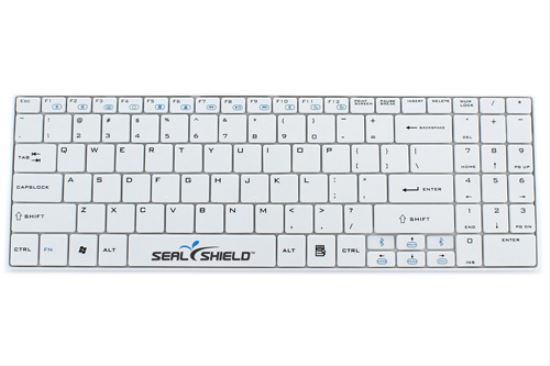 Seal Shield Cleanwipe SSKSV099BE keyboard USB AZERTY Belgian White1