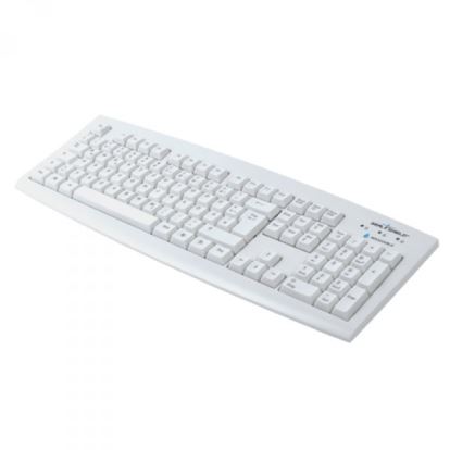 Seal Shield Silver Seal keyboard USB QWERTZ German White1