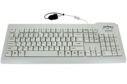 Seal Shield Silver Seal keyboard USB QWERTY US English White1
