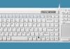 Man & Machine Simply Cool Touch keyboard USB English White2