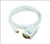 Siig CB-DP1111-S1 video cable adapter 179.9" (4.57 m) Mini DisplayPort VGA (D-Sub) White3