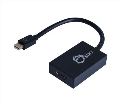 Siig CB-DP1N11-S1 video cable adapter 5.91" (0.15 m) Mini DisplayPort HDMI Type A (Standard) Black1