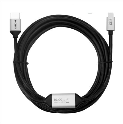Siig CB-TC0511-S1 video cable adapter 196.9" (5 m) HDMI USB Type-C Black1