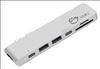 Picture of Siig JU-TB0412-S1 interface hub USB 3.2 Gen 1 (3.1 Gen 1) Type-C 40000 Mbit/s Silver