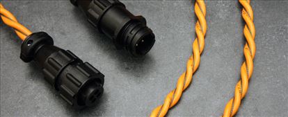 RLE SC-50 signal cable 600" (15.2 m) Black, Orange1