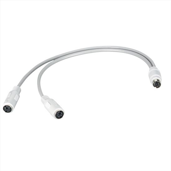 Black Box BC00210 S-video cable 307.1" (7.8 m) S-Video (6-pin) 2x S-Video (6-pin) White1