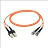 Black Box 1m ST–ST fiber optic cable 39.4" (1 m) OFNP Orange1