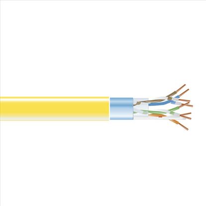 Black Box EVNSL0504A-1000 networking cable Yellow 12000" (304.8 m) Cat5e U/FTP (STP)1