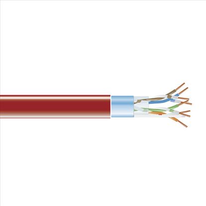 Black Box EVNSL0516A-1000 networking cable Red 12000" (304.8 m) Cat5e U/FTP (STP)1
