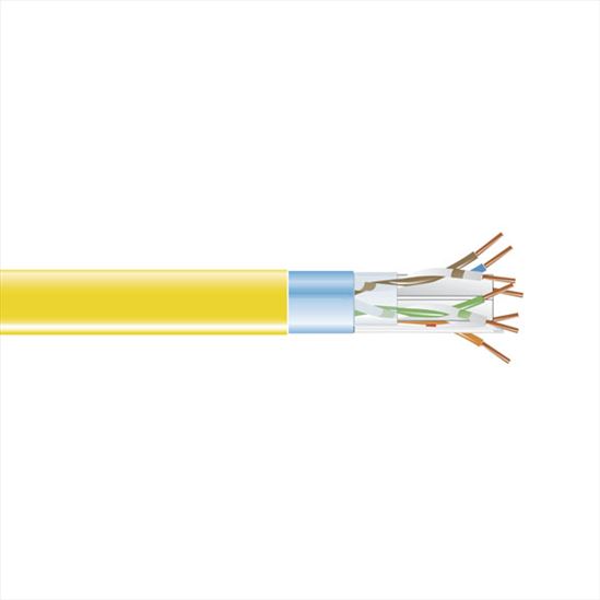 Black Box EVNSL0604A-1000 networking cable Yellow 12000" (304.8 m) Cat6 F/UTP (FTP)1