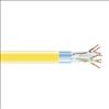 Black Box EVNSL0614A-1000 networking cable Yellow 12000" (304.8 m) Cat6 F/UTP (FTP)1