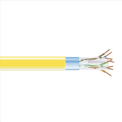 Black Box EVNSL0614A-1000 networking cable Yellow 12000" (304.8 m) Cat6 F/UTP (FTP)1
