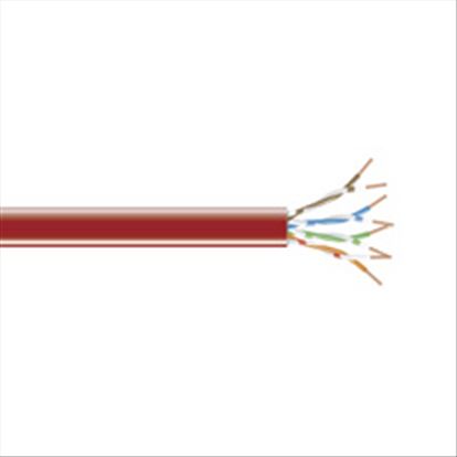 Black Box 1000ft, Cat5e networking cable Red 12000" (304.8 m) U/UTP (UTP)1