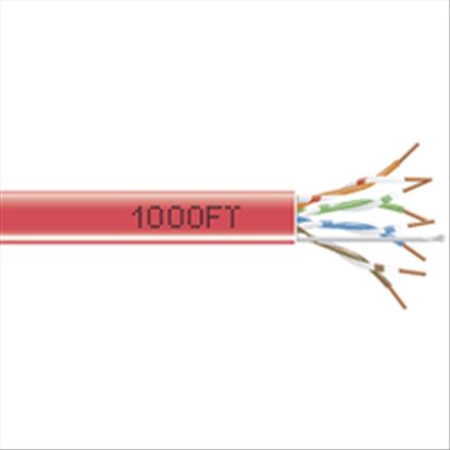 Black Box EYN849A-PB-1000 networking cable Red 12000" (304.8 m) Cat5e U/UTP (UTP)1
