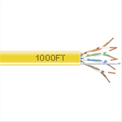 Black Box EYN854A-PB-1000 networking cable Yellow 12000" (304.8 m) Cat5e1