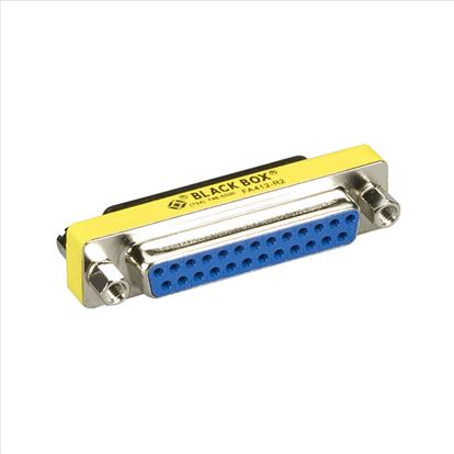 Black Box FA412-R2 cable gender changer DB25 Metallic, Yellow1