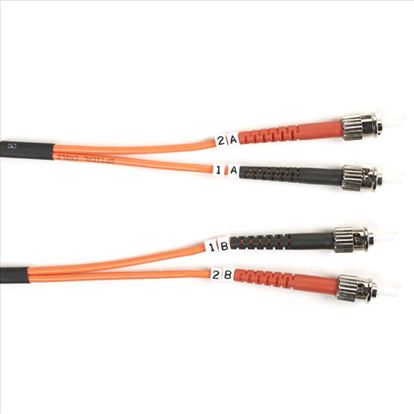 Black Box Value Line ST–ST 1m fiber optic cable 39.4" (1 m) Orange1