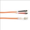 Black Box Value Line ST–LC 10m fiber optic cable 393.7" (10 m) OFC Orange1