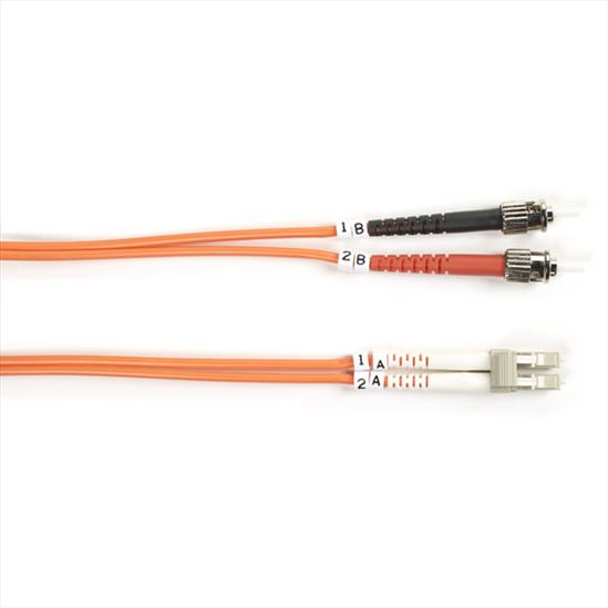 Black Box Value Line ST–LC 10m fiber optic cable 393.7" (10 m) OFC Orange1