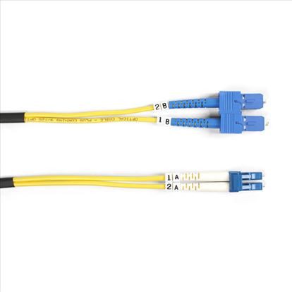 Black Box Value Line SC–LC 1m fiber optic cable 39.4" (1 m) OFC Yellow1