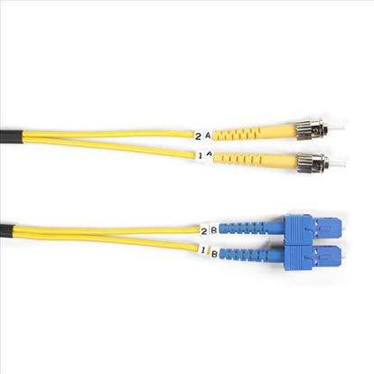 Black Box Value Line ST–SC 1m fiber optic cable 39.4" (1 m) OFC Yellow1