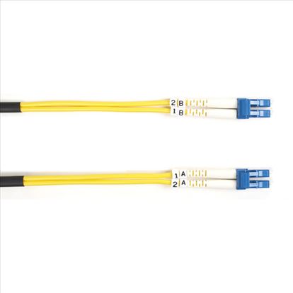 Black Box Value Line LC–LC 2m fiber optic cable 78.7" (2 m) OFC Yellow1