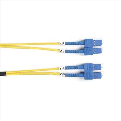 Black Box Value Line SC–SC 2m fiber optic cable 78.7" (2 m) OFC Yellow1