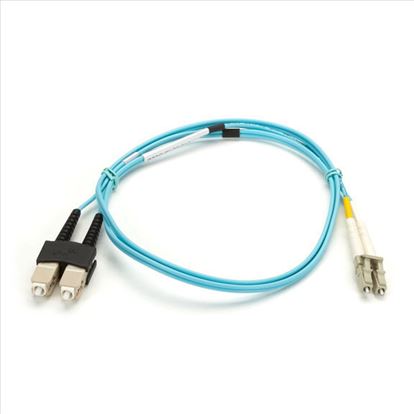 Black Box LC–SC, 3-m fiber optic cable 118.1" (3 m) Turquoise1