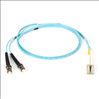 Black Box LC–ST, 3-m fiber optic cable 118.1" (3 m) Turquoise1