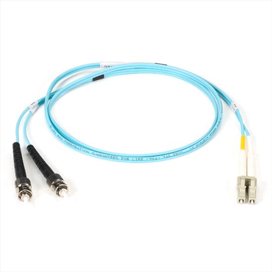 Black Box LC–ST, 3-m fiber optic cable 118.1" (3 m) Turquoise1