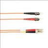 Black Box ST-LC 2m fiber optic cable 78.7" (2 m) CMP Orange1