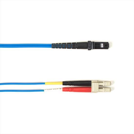 Black Box LC-MTRJ 4m fiber optic cable 157.5" (4 m) MT-RJ CMP Blue1