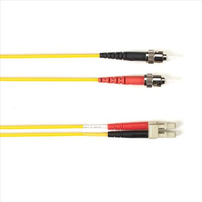 Black Box FOCMPSM-005M-STLC-YL fiber optic cable 196.9" (5 m) ST LC CMP OS2 Yellow1