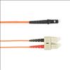 Black Box 3m, SC/MT-RJ fiber optic cable 118.1" (3 m) OFNR OM2 Orange1