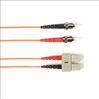 Black Box 1m, ST-SC fiber optic cable 39.4" (1 m) OM1 Orange1