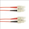 Black Box SC-SC,2-m fiber optic cable 78.7" (2 m) OFNR Red1