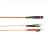 Black Box FOCMR62-002M-STMT-OR fiber optic cable 78.7" (2 m) ST MT-RJ OFNR OM1 Orange1