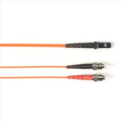 Black Box FOCMR62-002M-STMT-OR fiber optic cable 78.7" (2 m) ST MT-RJ OFNR OM1 Orange1